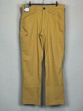 Orvis Tech Pants Men 40x30 Antique Bronze Stretch Water Repellent Pockets (READ)